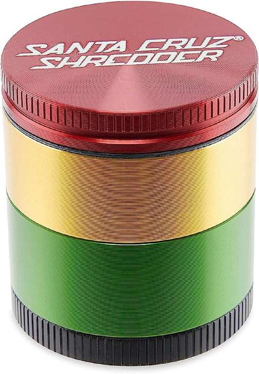 Santa Cruz Shredder 4 Piece Grinder - Small  - Rasta