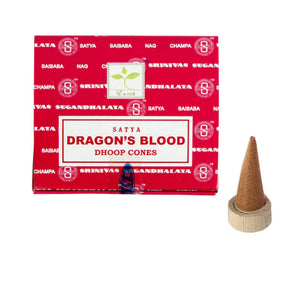 Dragon's Blood Satya Dhoop Incense Cones