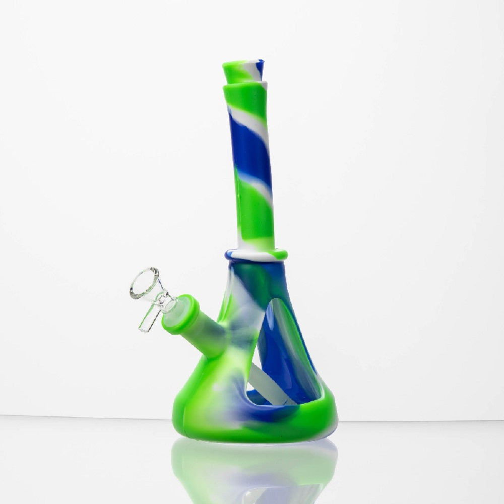 Silicone Beaker w/ Glass Window