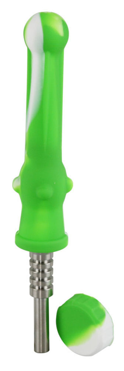 Silicone Nectar Collector + Titanium Tip - 14mm