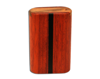 Slide Top Vermillion Inlay Dugout - Small