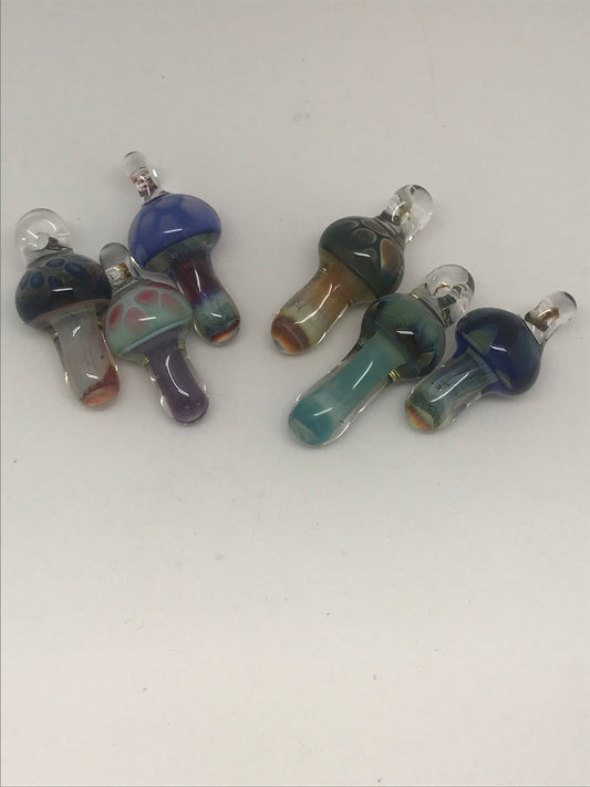 Splatt Glass Mushroom Pendant