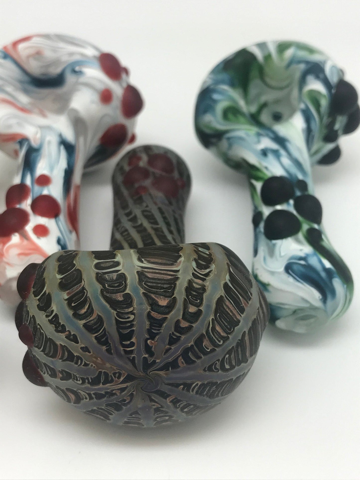 Steegee Glass Blased Splatter Wrap and Rake Pipe SALE