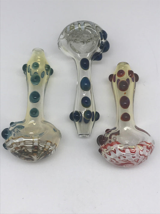 Steegee Glass Wrap and Rake Cap Pipe