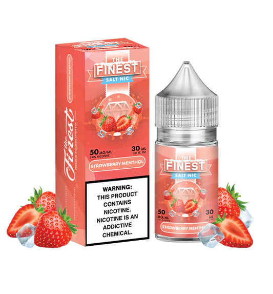 The Finest Salt Juice - Strawberry Menthol 30ml