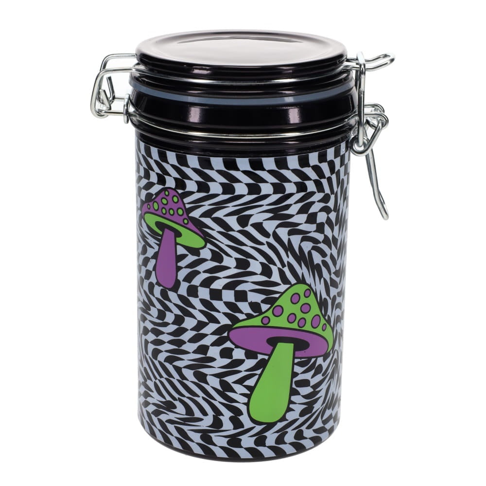 Trippy Mushroom Jar - 16oz