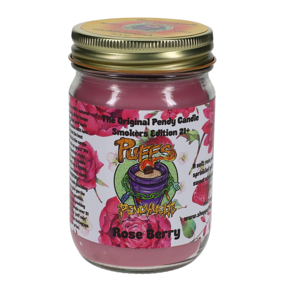 The ORIGINAL Puffs Pendy Melts Candle - Smokers Edition Rose Berry