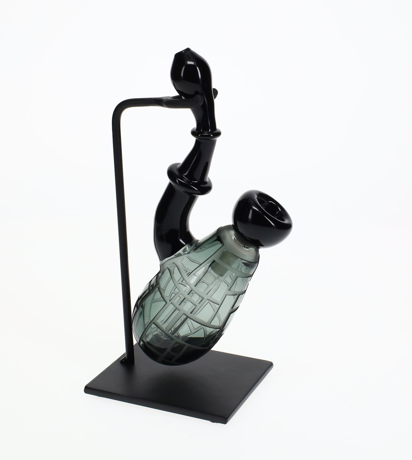 Tony Cray Etched Hanging Bubbler