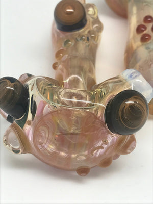 Uncle Fish Glass Fume Scaley Cap Pipe Spoon