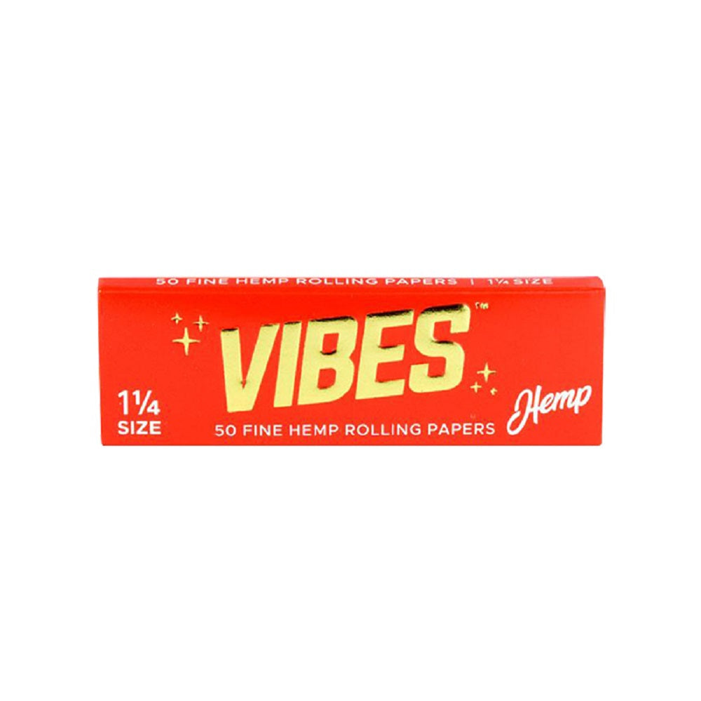 Vibes Hemp 1.25 Rolling Papers w/ Tips