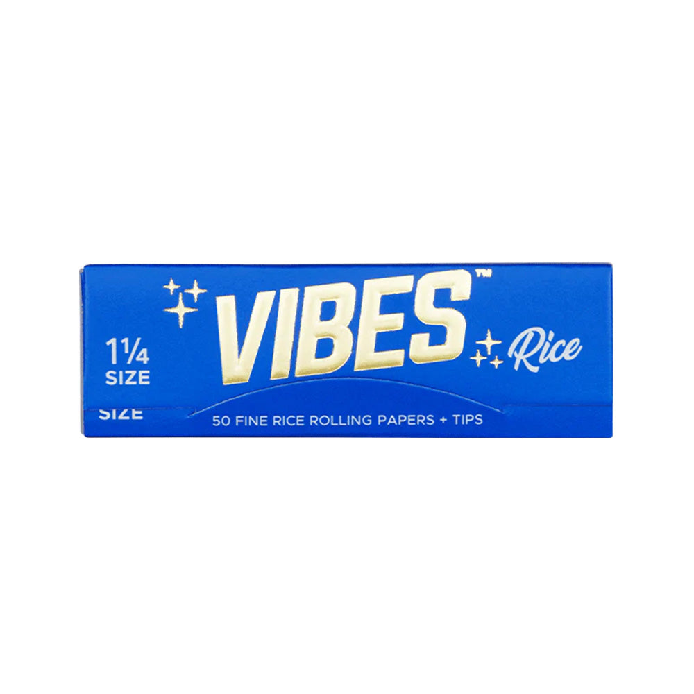 Vibes Rice King Size Rolling Papers w/ Tips