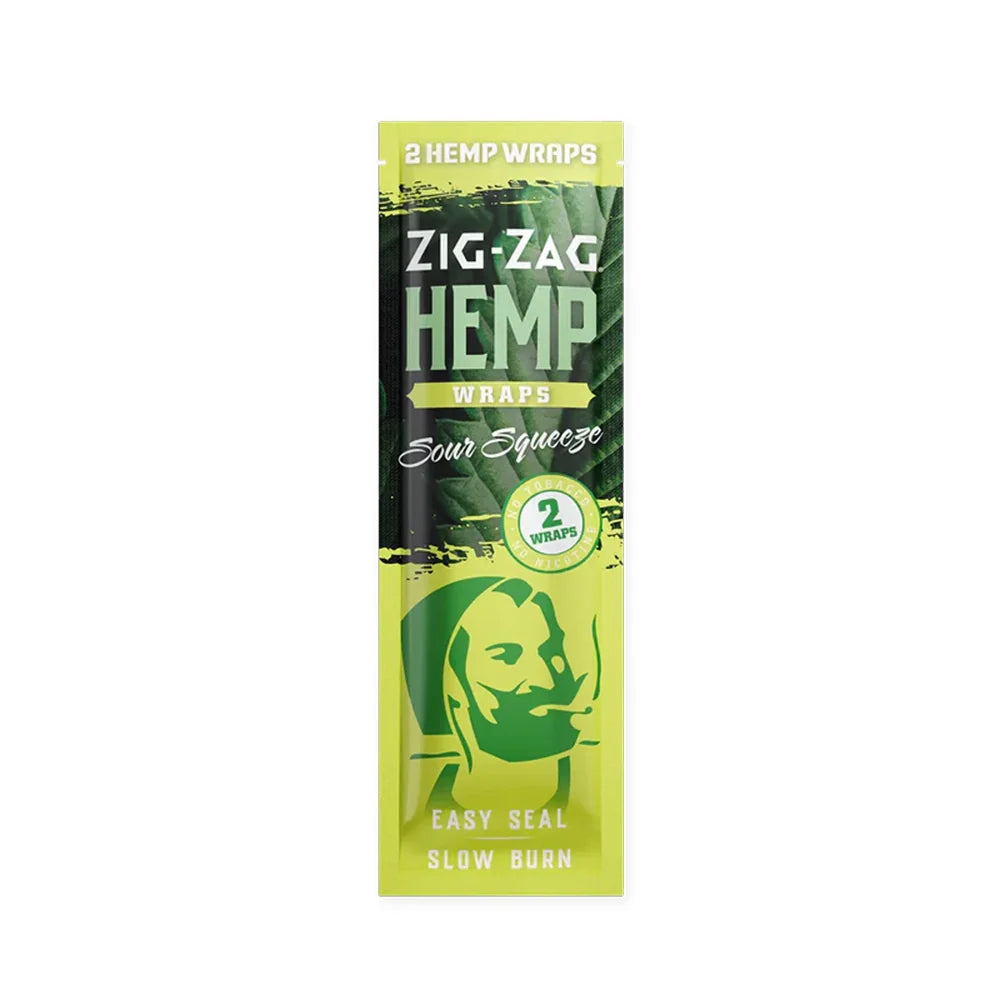 Zig Zag Wraps Hemp Sour Squeeze 2/.99