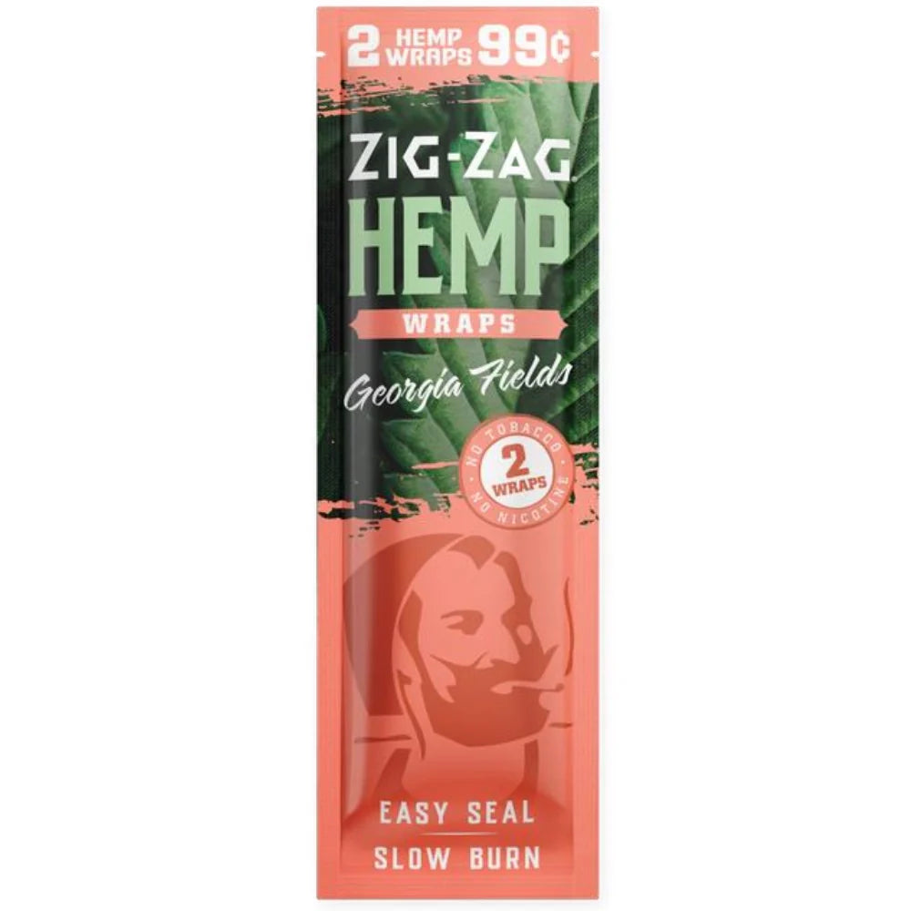 Zig Zag Wraps Hemp Georgia Fields 2/.99