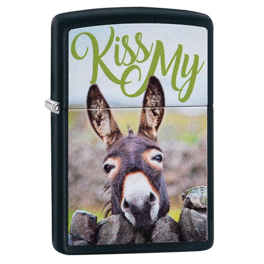 Zippo Lighter Kiss My Donkey SALE