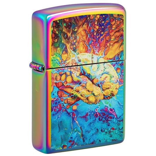 Zippo Lighter Psychedelic Brain