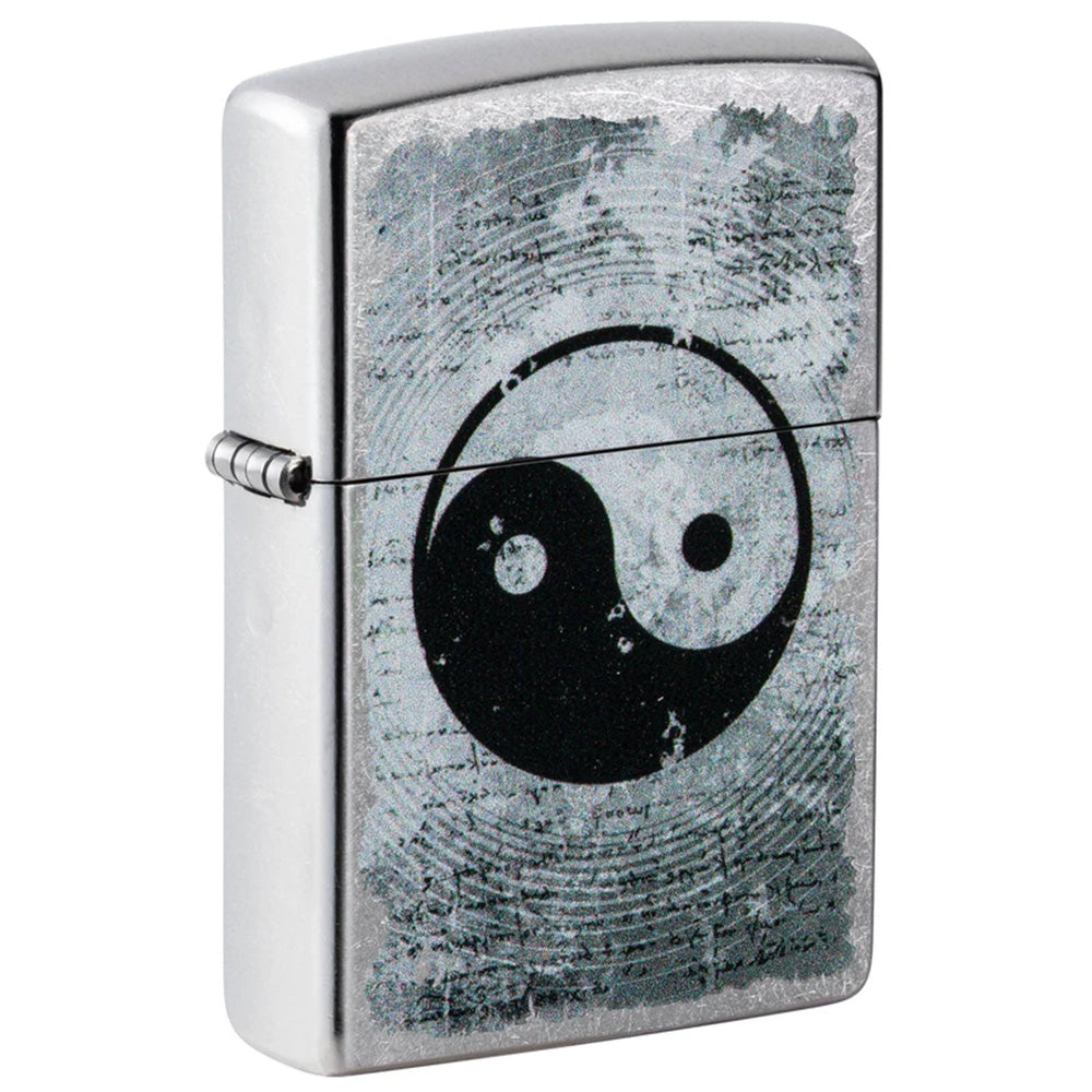 Zippo Lighter Yin Yang Chrome