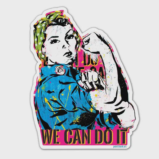 Rosie the Riveter We Can Do It! Sticker