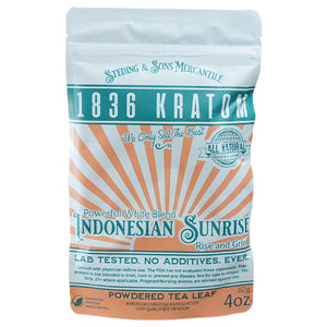 1836 Kratom - Indonesian Sunrise - 4oz Powder