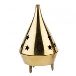 Brass Cone Incense Burner 3.5"