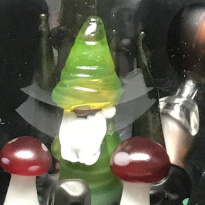 Chad G Glass Green Wizard Dome Mini Tube
