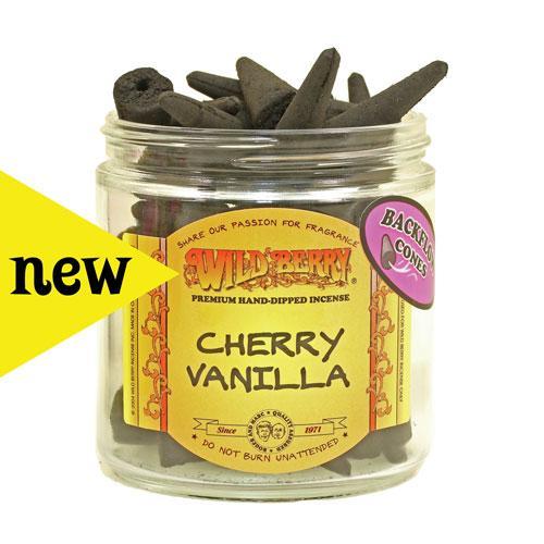 Cherry Vanilla Wild Berry Backflow Incense Cones