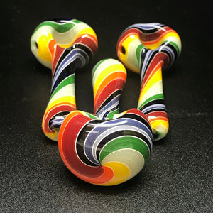 Clint Carpenter Glass Rainbow Linework Pipe