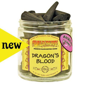 Dragons Blood Wild Berry Backflow Incense Cones