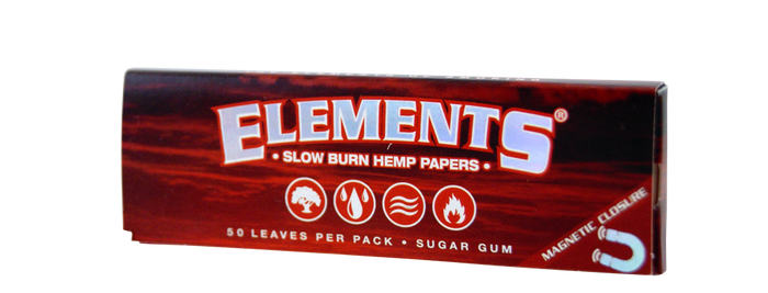 ELEMENTS® RED 1 ¼ Ultra Thin Rice Rolling Papers
