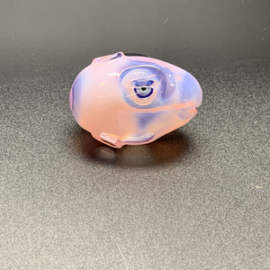 Elbo Glass Dino Head Pendant - Pink Slyme