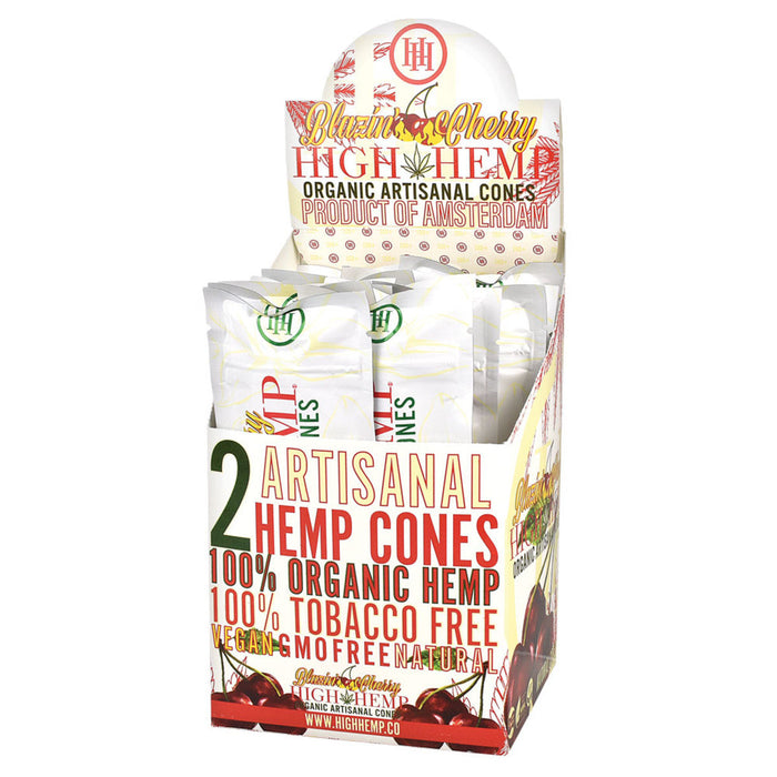 High Hemp Organic Artisanal Pre-rolled Cones - Blazin' Cherry
