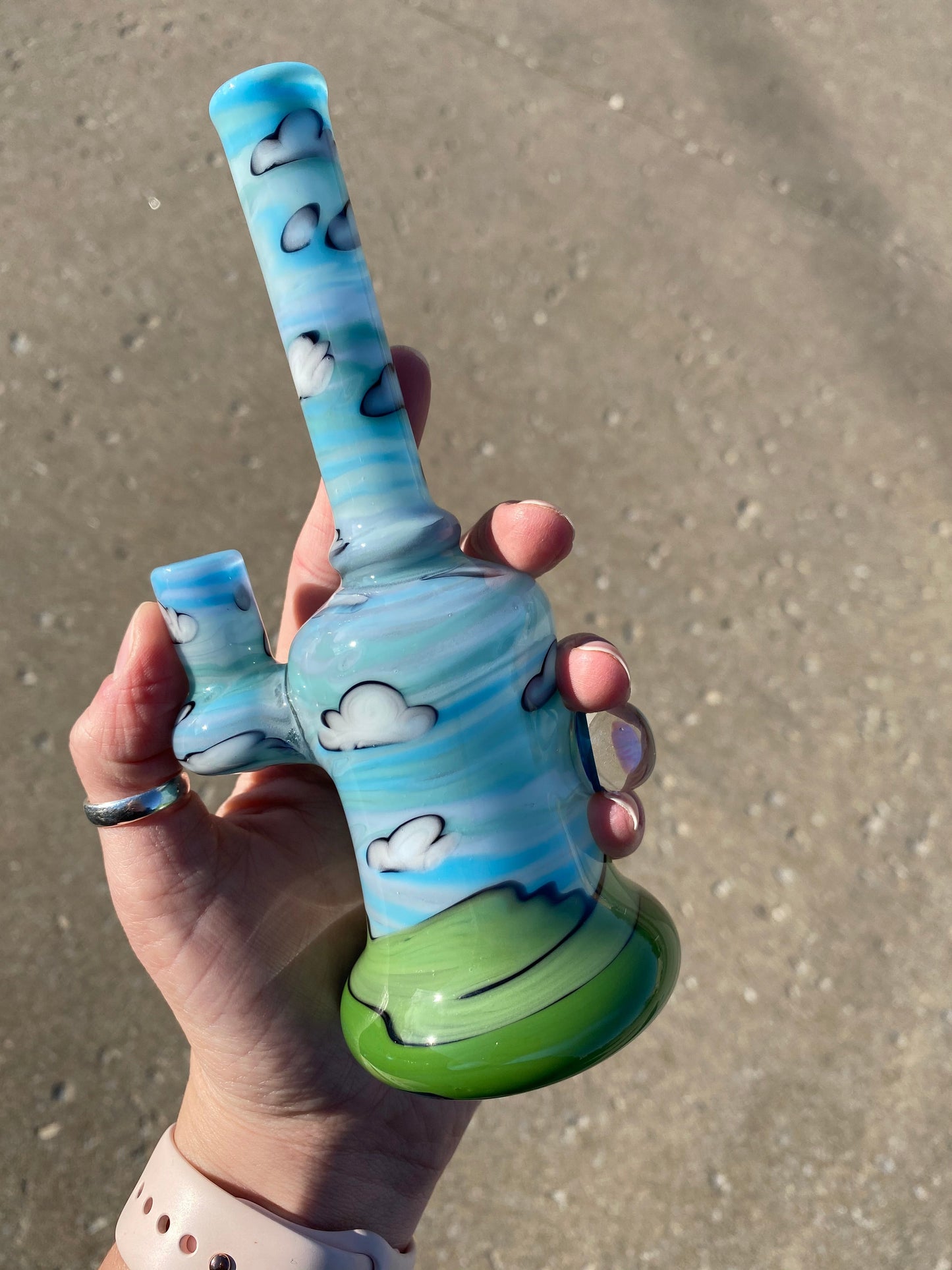 Gnarla Carla Cloudy Landscape Rigs