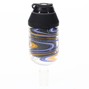 Idab Glass 14mm 90 Purple and Yellow Proxy Adapter