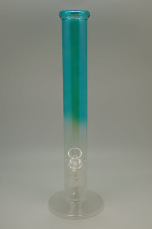 Iridescent Blue Pearl 16" Straight Waterpipe
