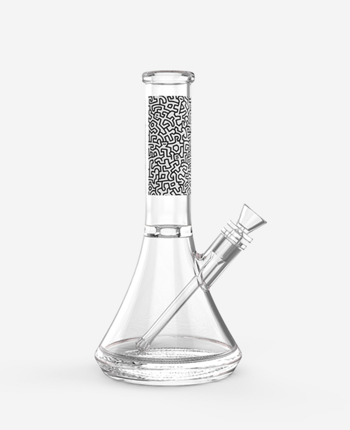 K.Haring Waterpipe - Black and White