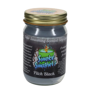 Smoke Smashers Odor Smashing Scented Soy Candle - Pitch Black