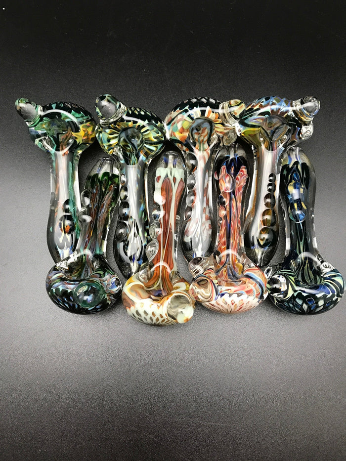 Rotational Science Glass Diamond Mixed Color Pipe