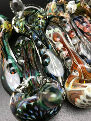 Rotational Science Glass Diamond Mixed Color Pipe