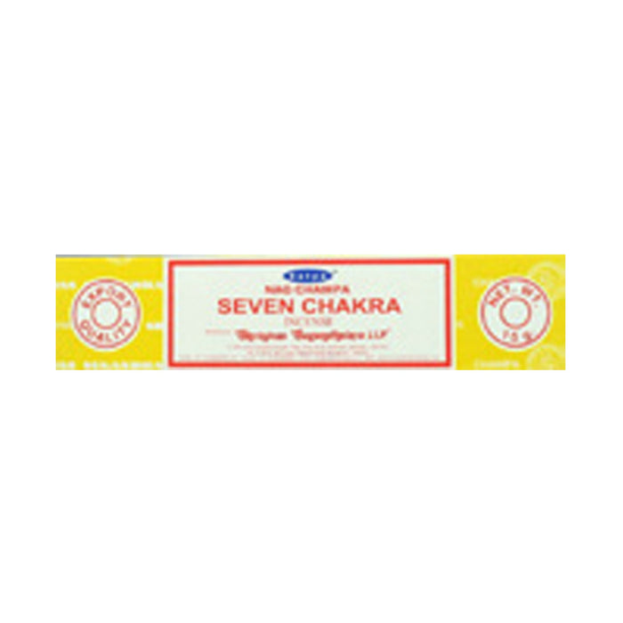 Seven Chakra Satya Sai Baba 15g Incense Sticks